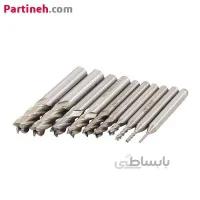 فرز انگشتی HSS چهار پر سایز 5 میلیمتر برند هونگدا ا 5mm HSS 4 flute end mill