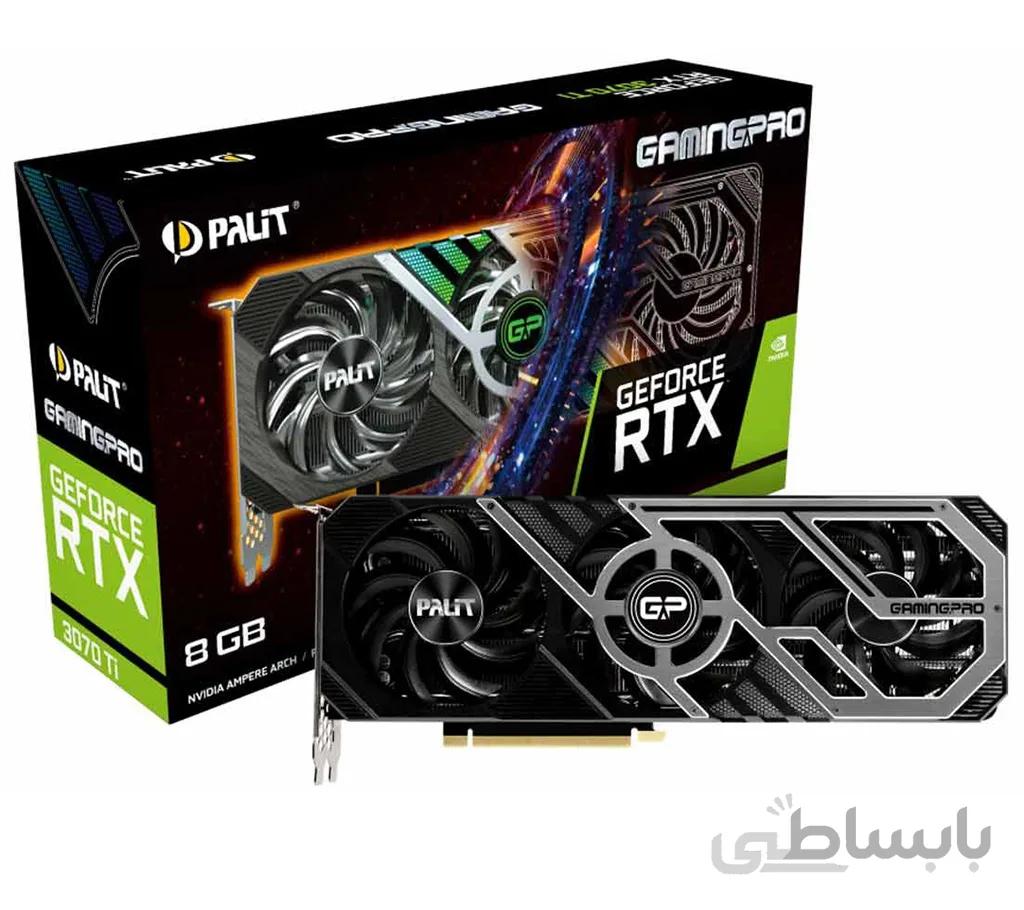 کارت گرافیک پلیت GeForce RTX 3070 Ti GamingPro ا PALIT GeForce RTX 3070 Ti GamingPro graphic card