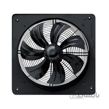 هواکش صنعتی هفت پره فلزی دمنده سایز 35 سانت تکفاز ا DAMANDEH-VIK-35L4S