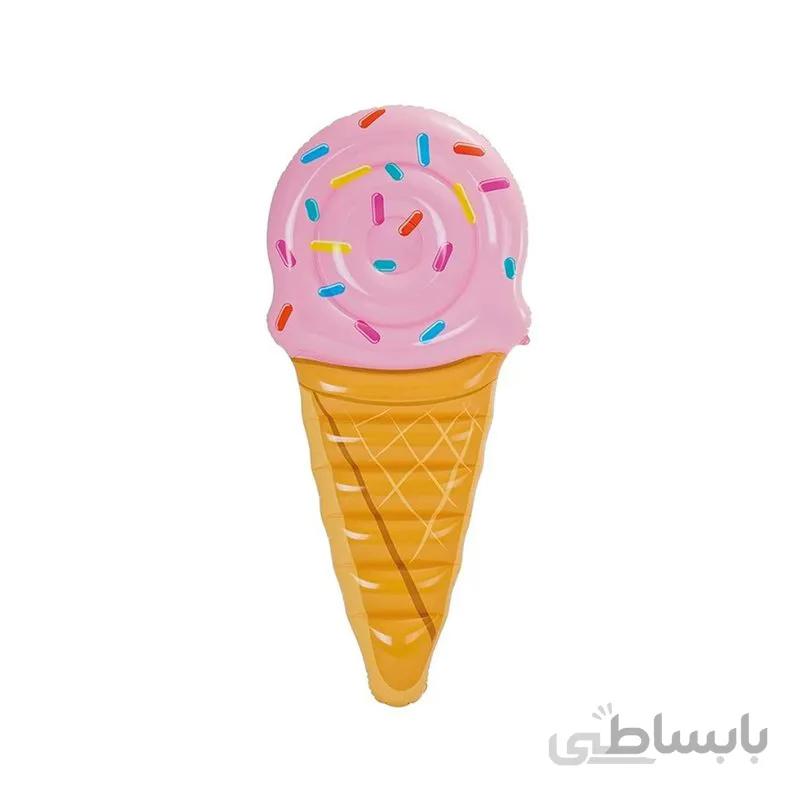 تشک روی آب اینتکس طرح بستنی قیفی