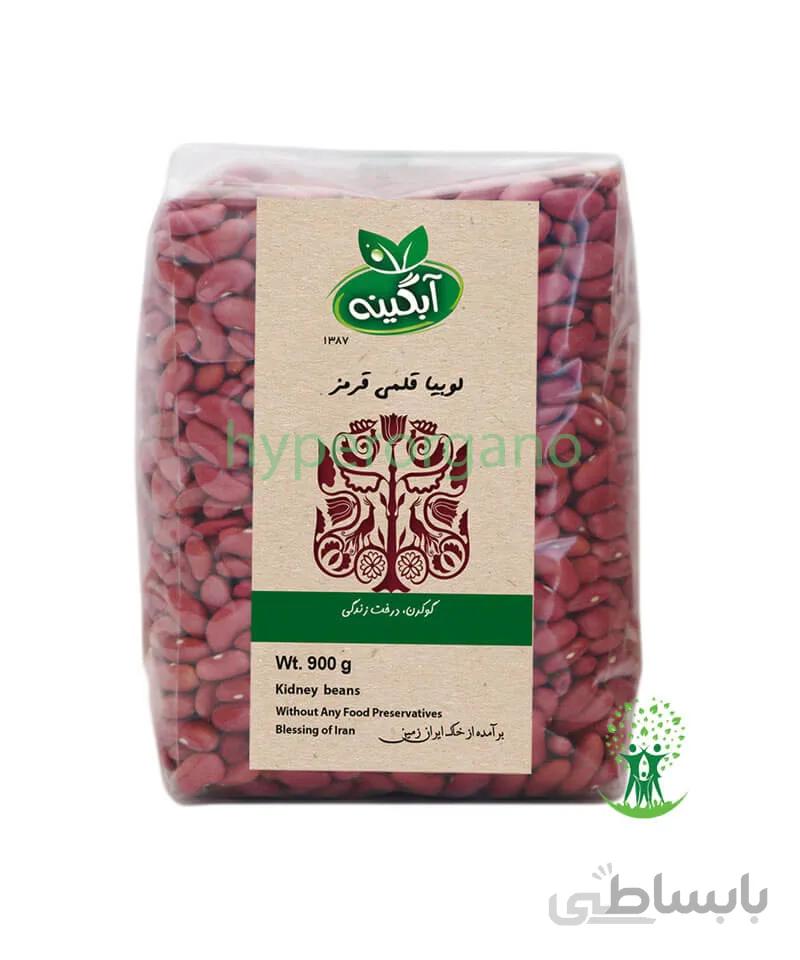 لوبيا قلمي قرمز 900 گرمی آ بگينه