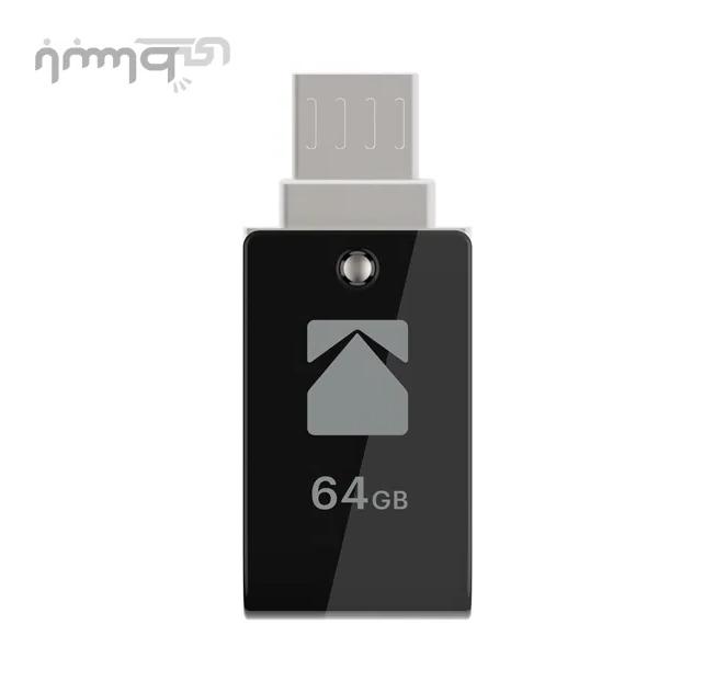 فلش مموری USB 3.2 OTG DUAL Type-C کداک مدل Kodak K233C ظرفیت 64 گیگابایت