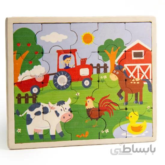 پازل چوبی جورچین مزرعه