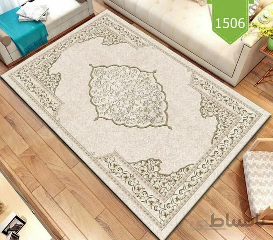 روفرشی کشدوز مخمل ترک کد 1506 سایز 350*250 سانتی متر ( 9متری )