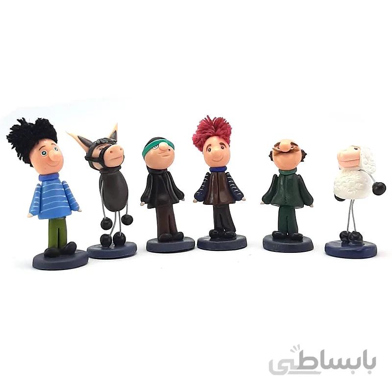فیگور شخصیت کارتونی کلاه قرمزی و پسر خاله پک ۶ عددی