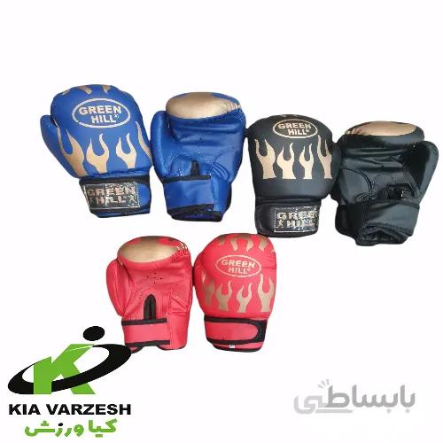 دستکش بوکس فوم اعلا گرین هیل مدل 987 - مشخصات،قیمت و خرید ا green hill foam boxing gloves model 987