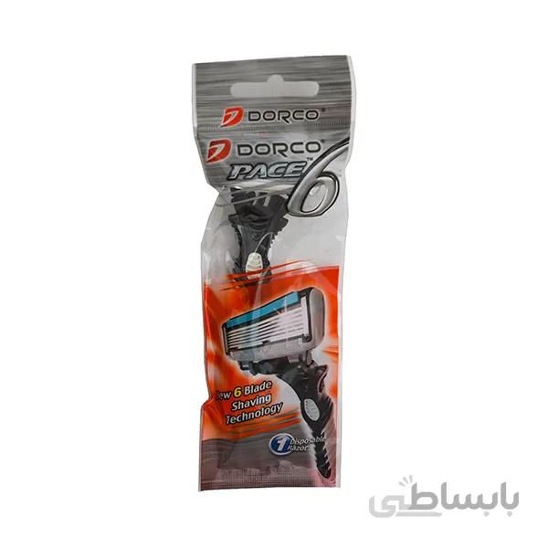 خودتراش مردانه دورکو ۶لبه تکی مدل Pace 6