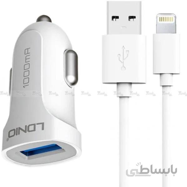 شارژر فندکی الدینیو مدل DL-C17 ا LDNIO DL-C17 Car Charger