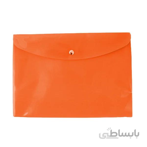 پوشه دکمه دار طرح نارنجی