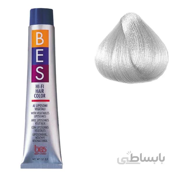 رنگ موی بس سری Fashion مدل Natural Silver شماره F10