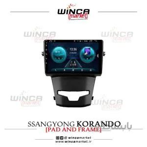 مانیتور فابریک اندروید سانگ یانگ کوراندو سری اس S400 پلاس وینکا WINCA مدل RS855