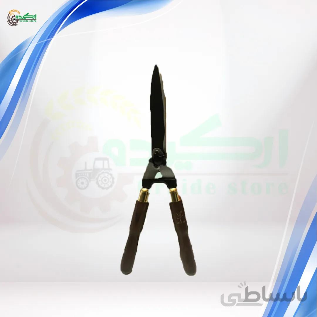 قیچی شمشاد زن دسته چوبی