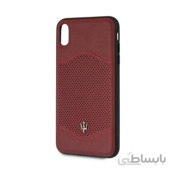 قاب سی جی موبایل Maserati Leather برای iPhone Xs Max