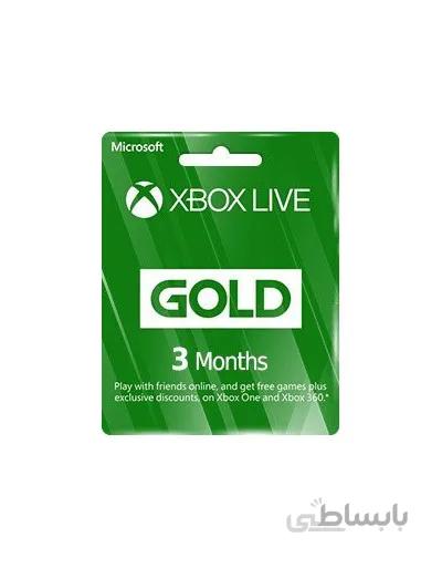 خرید اکانت گلد ایکس باکس لایو | ۳ ماه ا Xbox Live Gold 3 Month فیزیکی