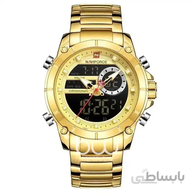 ساعت نیوی فورس مردانه | Naviforce 9163- Gold