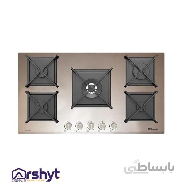 اجاق گاز شیشه ای مدل TTG-15965تکنو ا TECNOGAS TTG-15965 Gas Hob