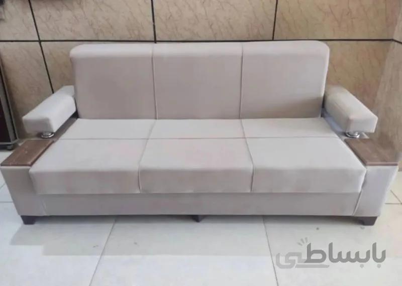 مبل تخت خوابشو مدل آلما کد 2
