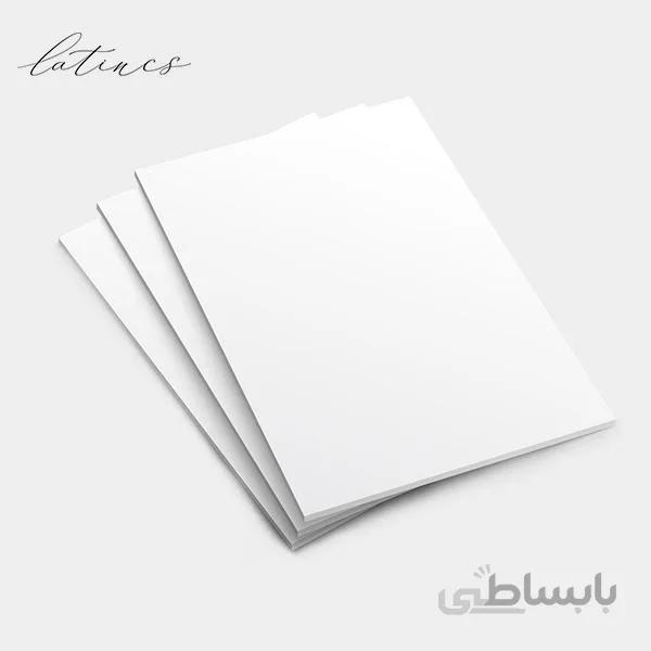 مقوا اشتنباخ سفید ۱۶۰ گرم سایز A4 بسته ۵ عددی