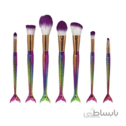 ست براش 7 عددی مدل دلفینی هفت رنگ