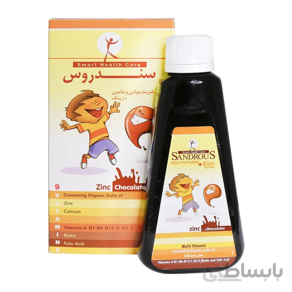 شربت سندروس پلاس زینک ا Sandrous + Zinc