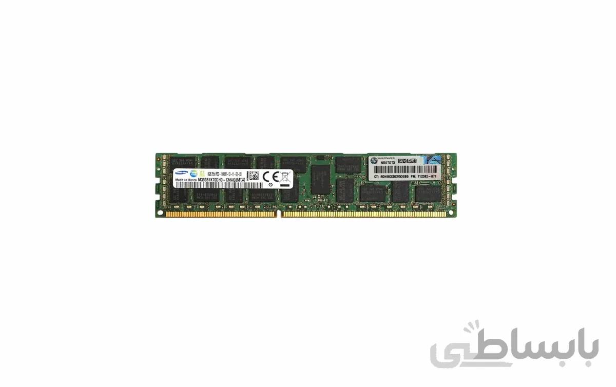 رم سرور HP 4GB PC3-12800R ا HP 4GB PC3-12800R Server RAM