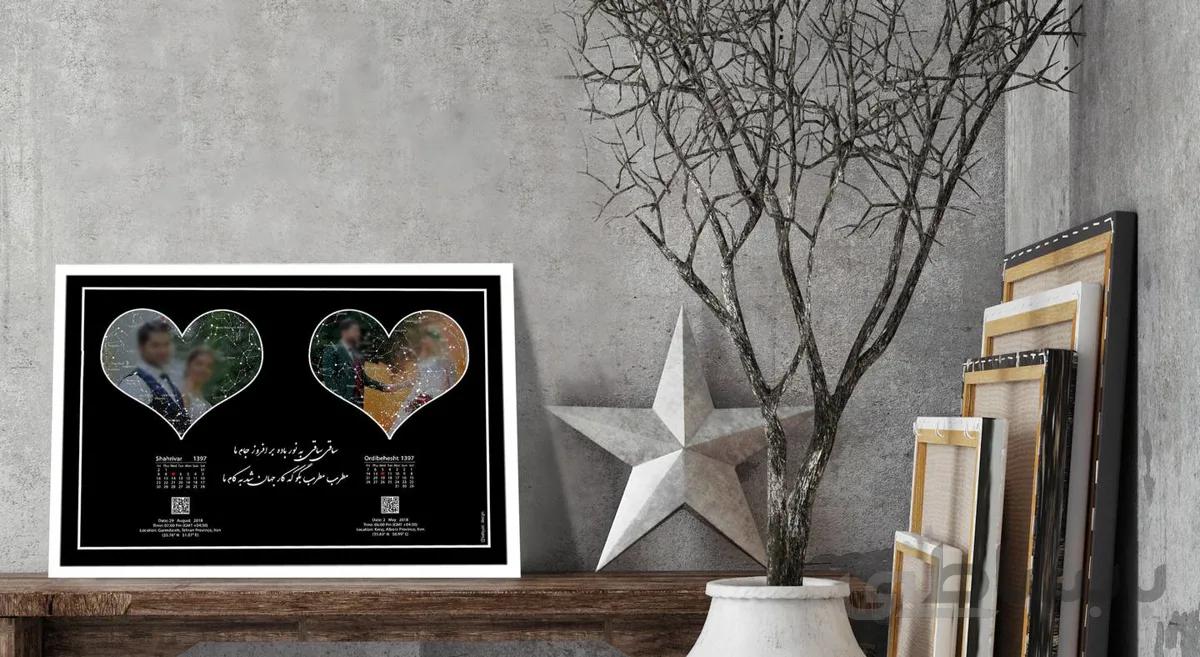 تابلو آسمان شب کد3