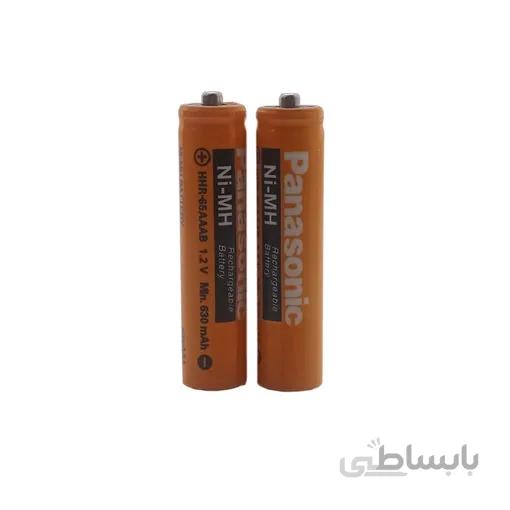 باتری نیم قلمی قابل شارژ پاناسونیک 630mah