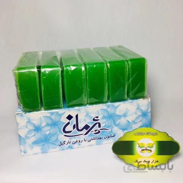 صابون پژمان با روغن نارگیل