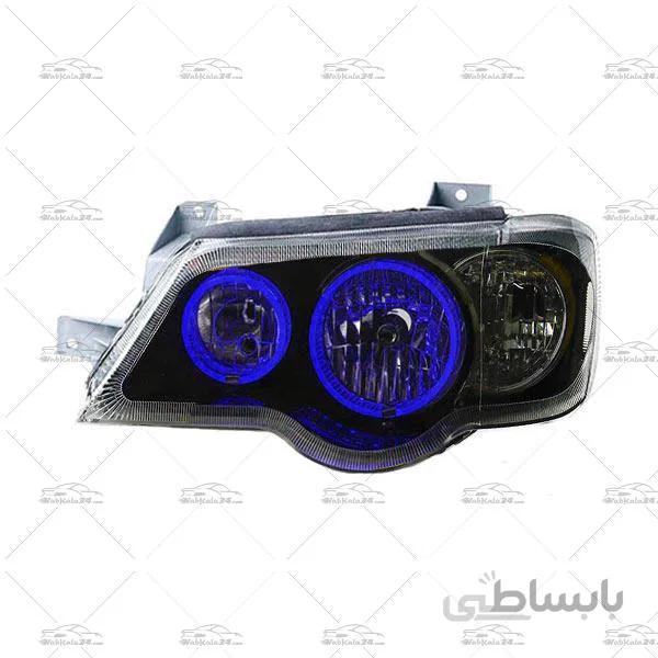 چراغ جلو اسپرت 132 و 111 طرح دبل گلس آبی