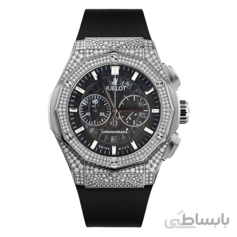 ساعت مچی مردانه هابلوت مدل Hublot Aerofusion Orlinski Diamonds
