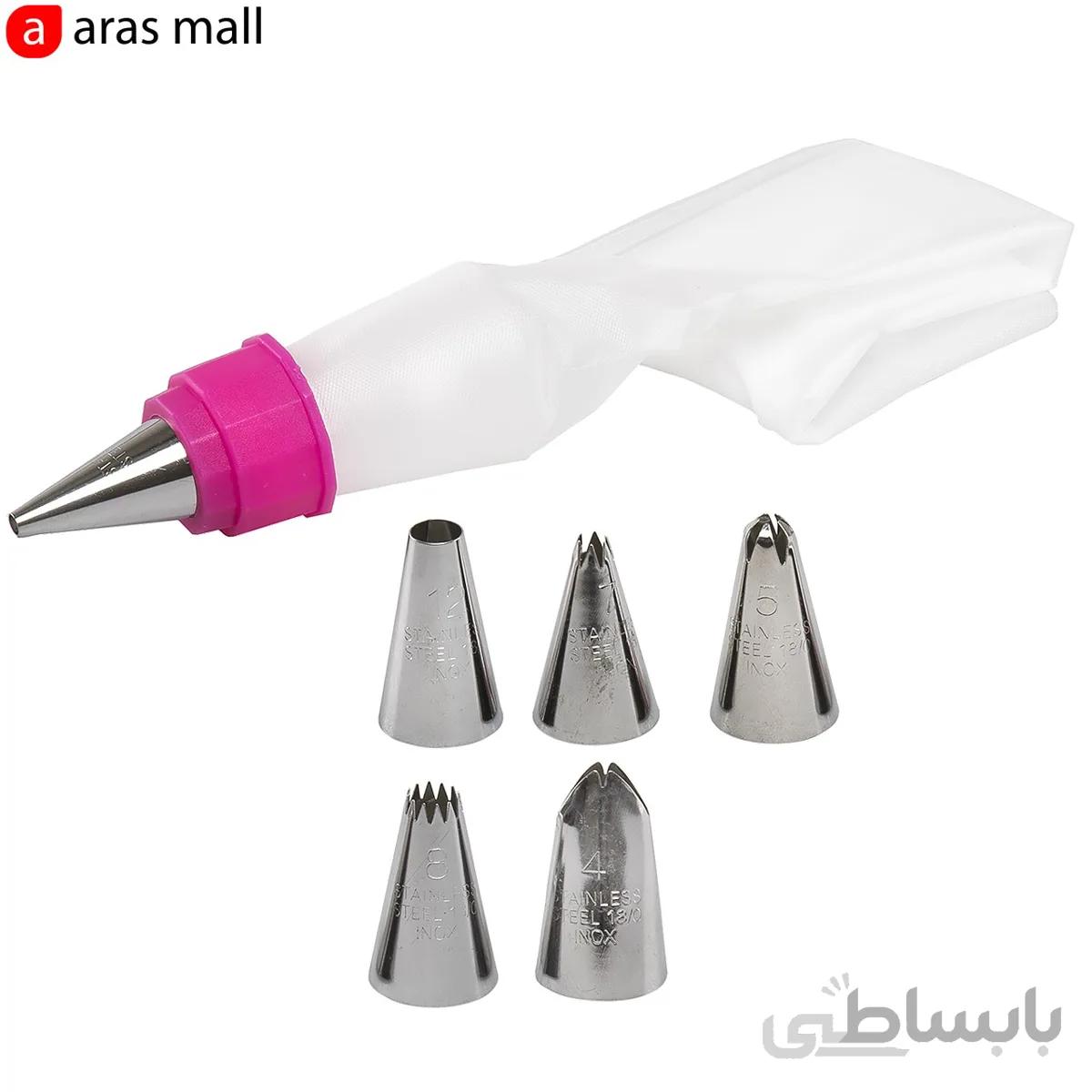 قیف خامه زن Nozzles مجموعه 7 عددی