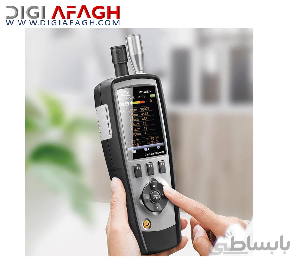 دستگاه غبارسنج دیجیتالی مدل CEM DT-9881M