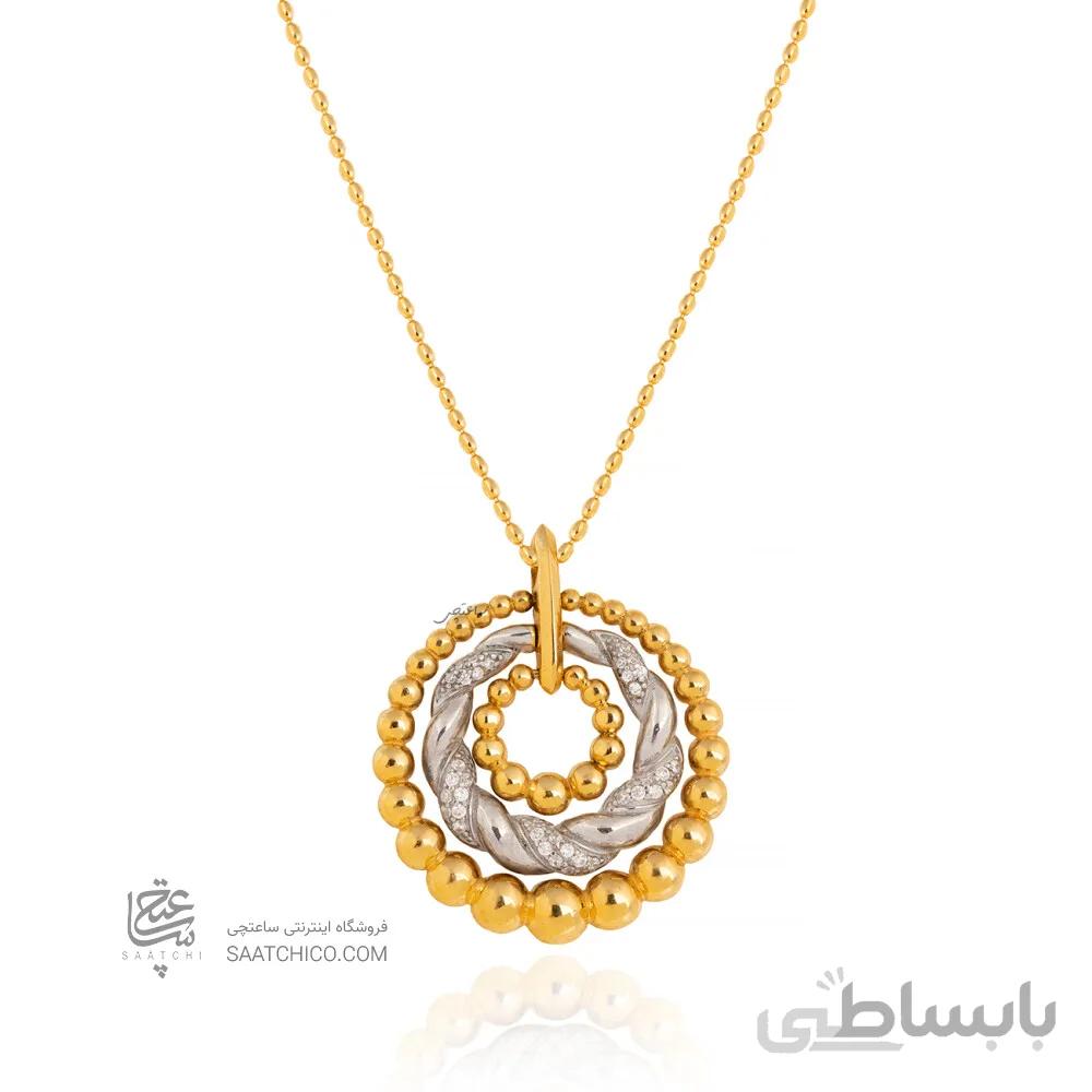 آویز طلا مدل داینامیک کد CP382