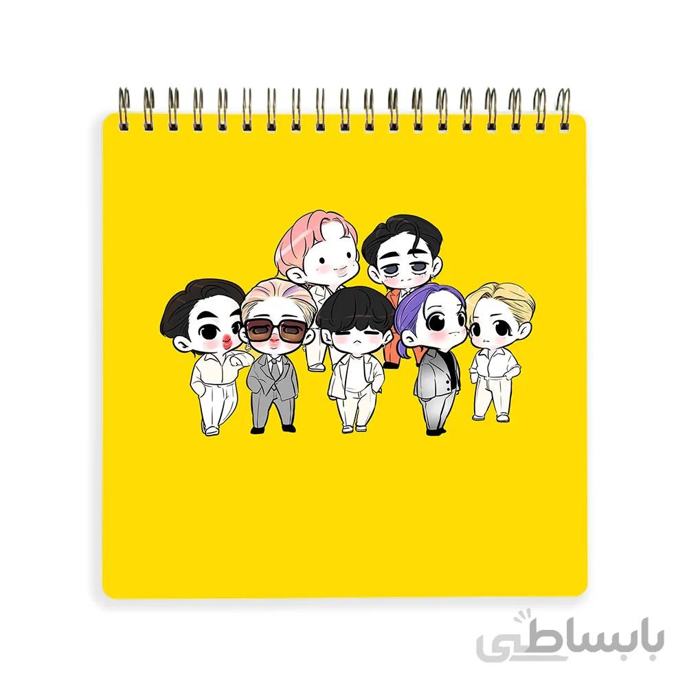 دفترچه يادداشت bts butter کد 10100215