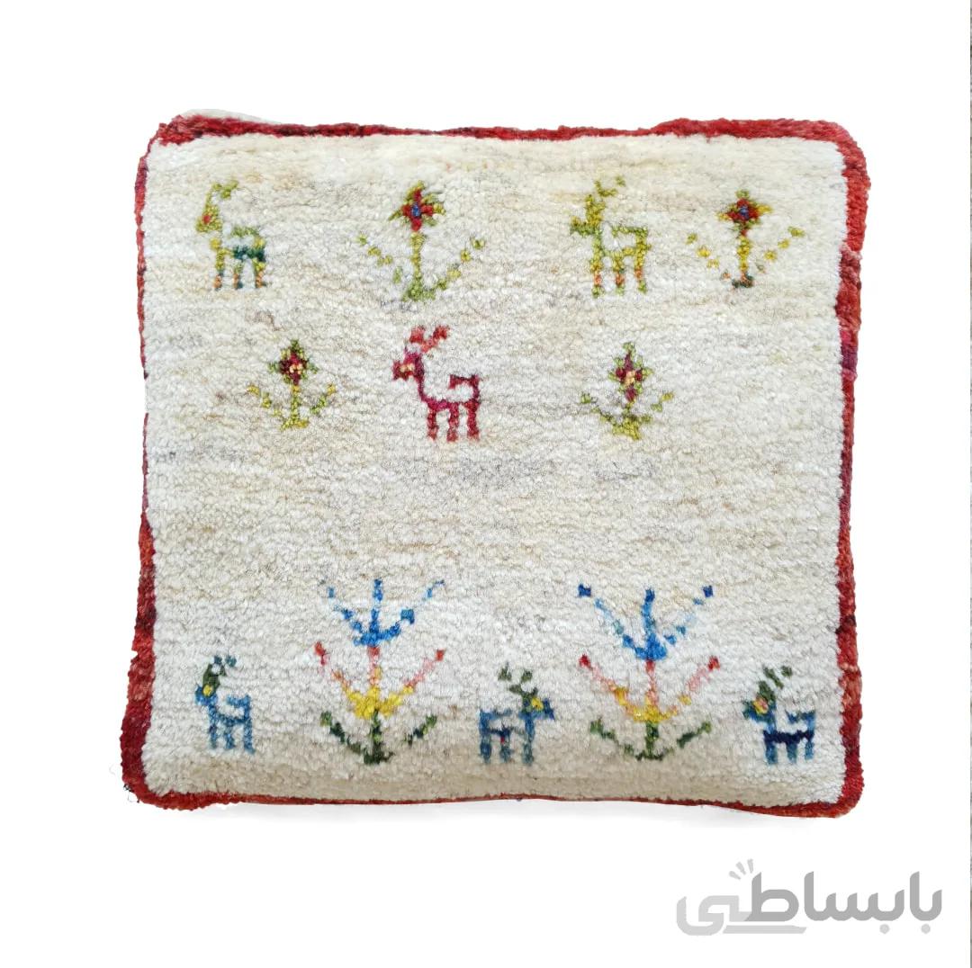 کوسن گبه طرح ترگل - 40×40 سانتی