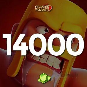 14000 جم کلش آف کلنز