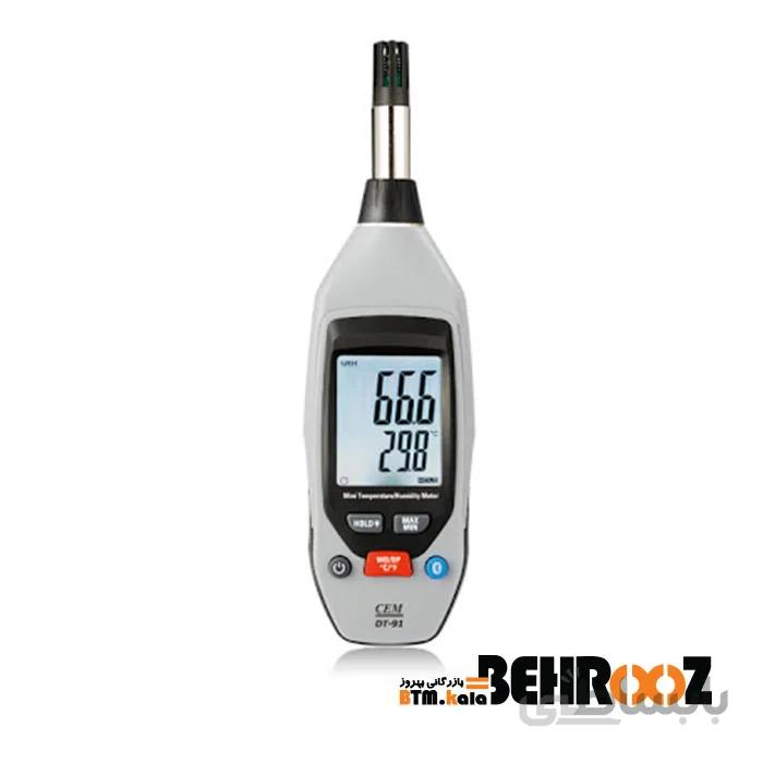 ترمومتر و رطوبت سنج سم مدل CEM DT-91 ا CEM DT-91