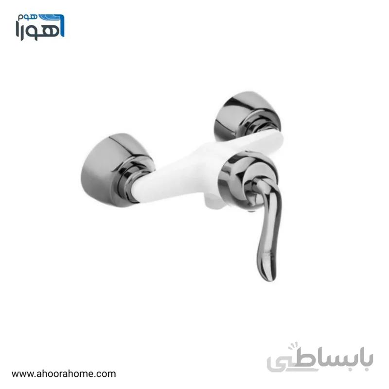 شیر توالت مدل قاصدک سفید کروم