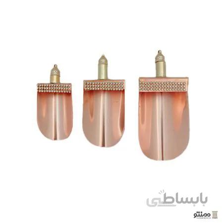 سرتاس مسی نگین دار مجموعه 3 عددی