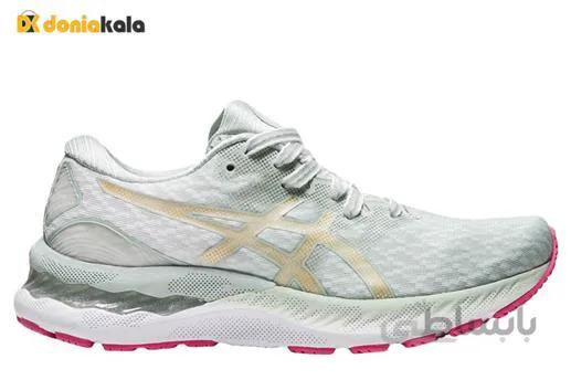 کتونی اورجینال مخصوص پیاده روی و ورزش آسیکس نیمباس Asics Gel Nimbus 23 1012a999-300 ا The main ketone for walking and exercise Asics Gel Nimbus 23 1012a999-300