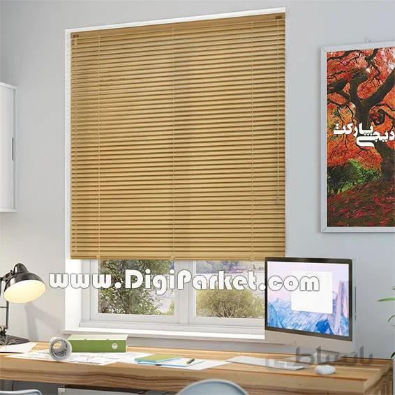 پرده کرکره فلزی طرح چوب بلوط ۱۶ میلیمتری P82