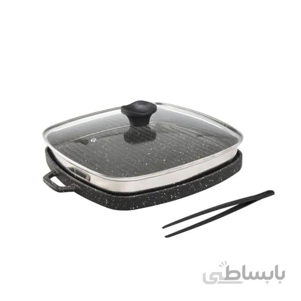 تابه گریل مربع 38 سانت سی اند اس C&S مدل GP2091 SHDC