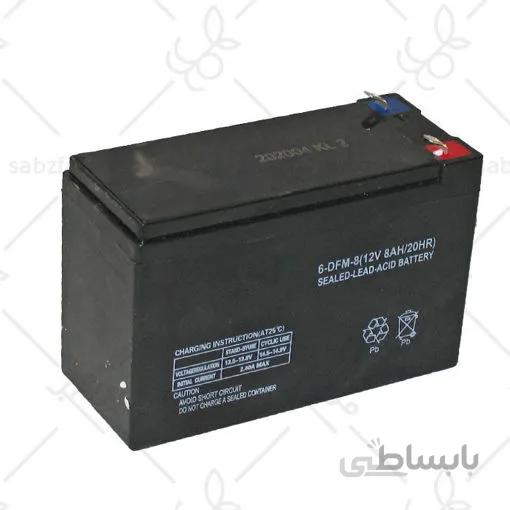 باطری سمپاش شارژی 12 ولت 8 آمپر