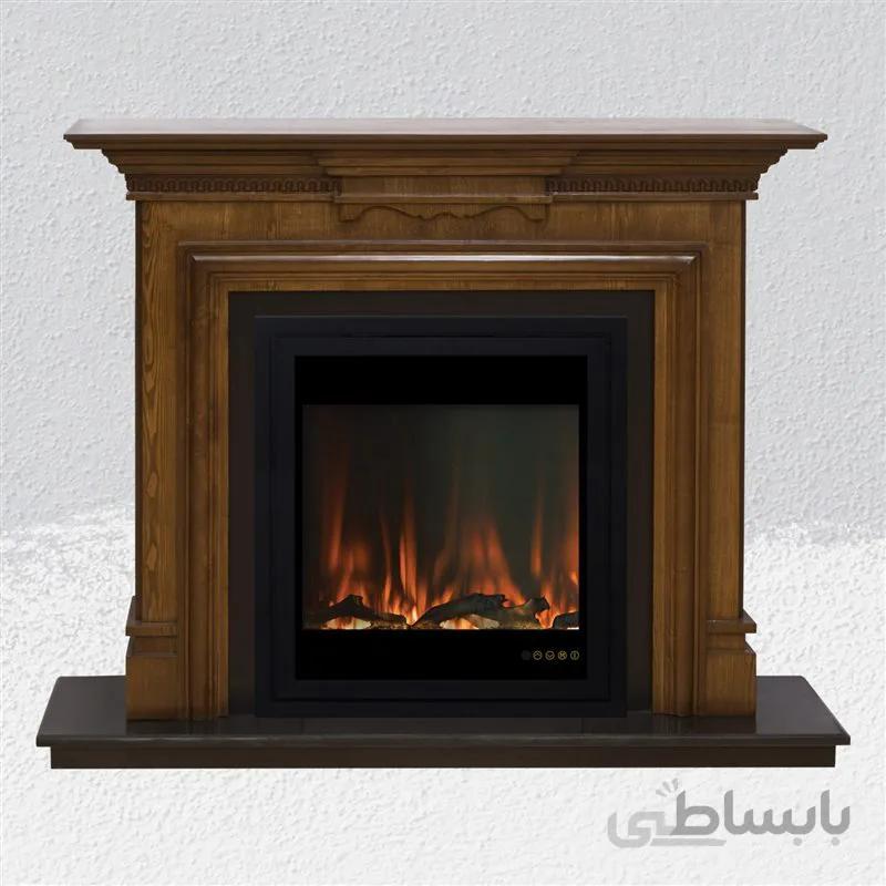 شومینه برقی زمینی آوالون با فریم چوبی ALW001
