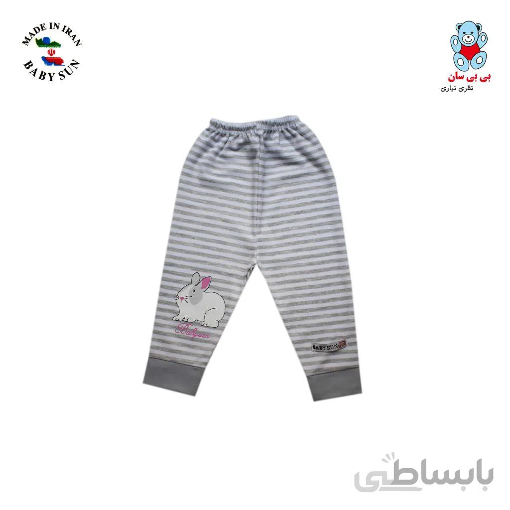 شلوار نوزادی بی بی سان طرح خرگوش