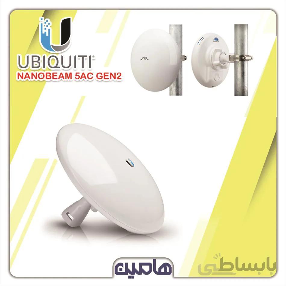 معرفی کالا ا Ubiquity wireless radio model UbiQuiti NanoBeam 5AC Gen2