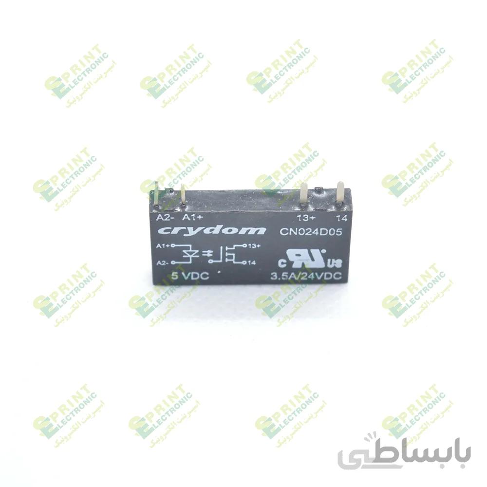 رله الکترونیکی SSR روبردی 4 پایه تک فاز 3.5 آمپر DC/DC
