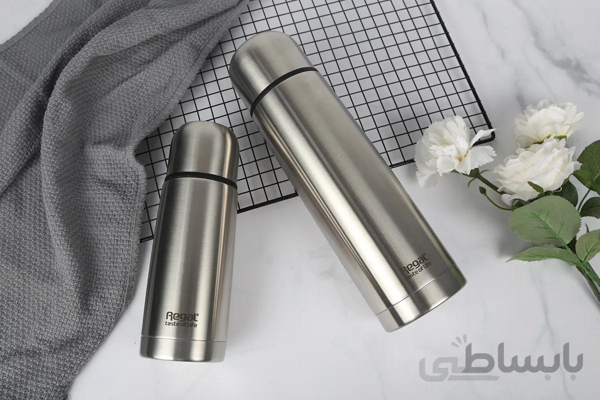 فلاسک رگال مدل B500C1 ظرفیت 0.5 لیتر رنگ نقره‌ای