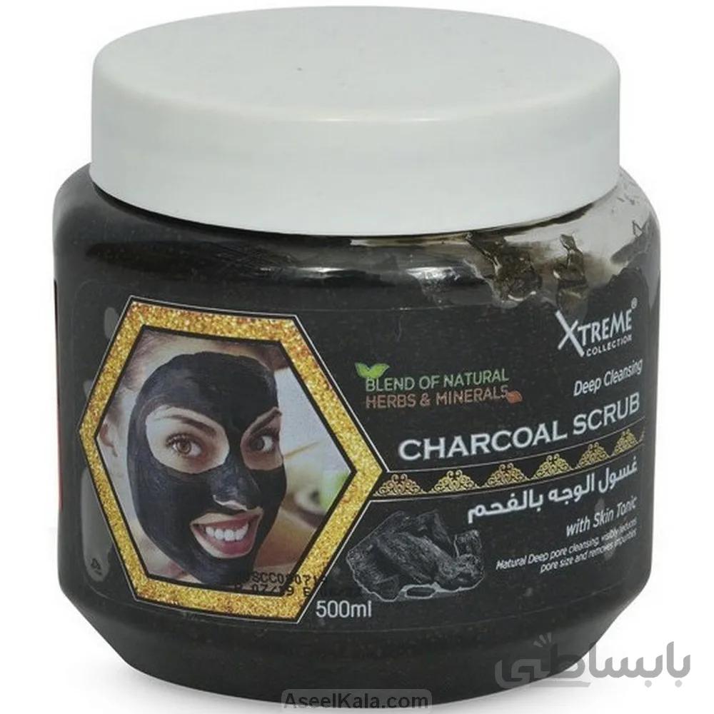 ماسک صورت اکستریم Xtreme مدل Charcoal Scrub وزن 500 میل