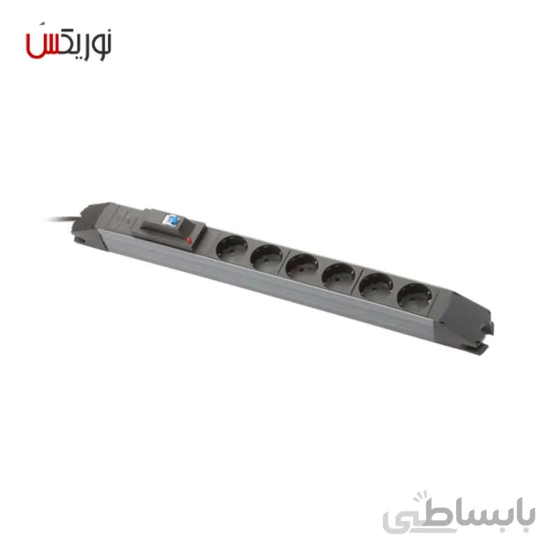 چند راهی برق 6 خانه با فیوز مینیاتوری 1.8 متری پارت الکتریک